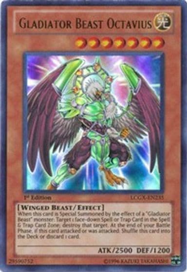 Gladiator Beast Octavius Legendary Collection 2 Yu-Gi-Oh! card
