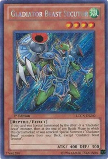 Gladiator Beast Secutor Legendary Collection 2 Yu-Gi-Oh! card