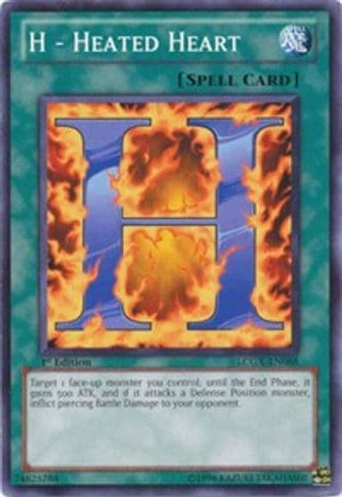 H Heated Heart Legendary Collection 2 Yu-Gi-Oh! card