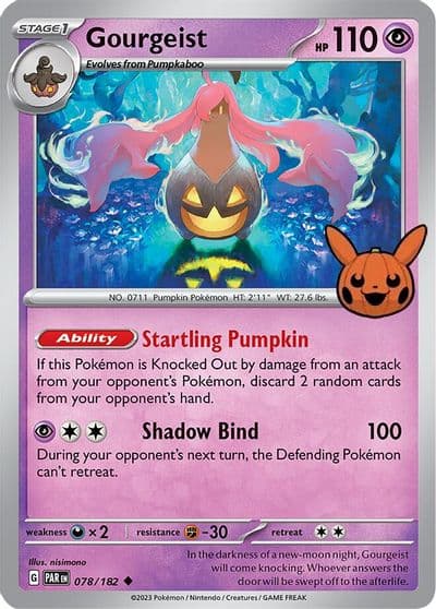 Gourgeist Trick or Trade BOOster Bundle 2024 Pokemon card
