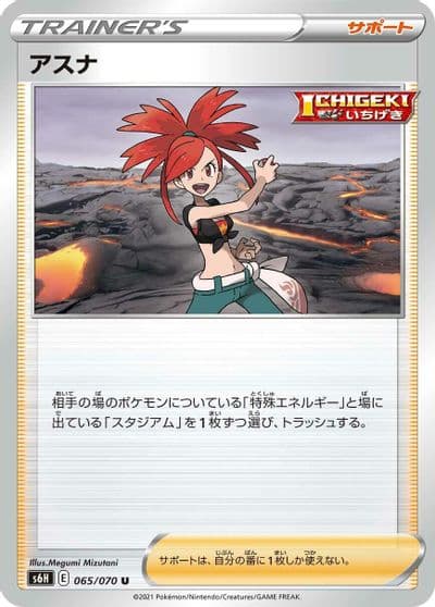 Flannery S6H: Silver Lance Pokemon card