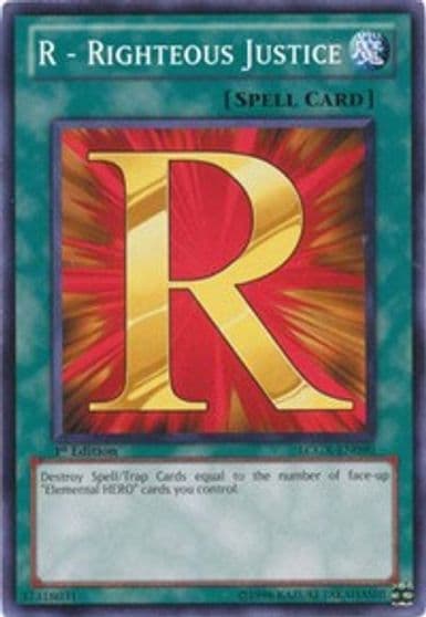 R Righteous Justice Legendary Collection 2 Yu-Gi-Oh! card