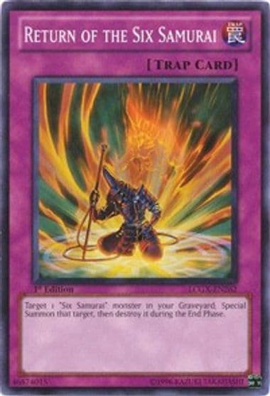 Return of the Six Samurai Legendary Collection 2 Yu-Gi-Oh! card