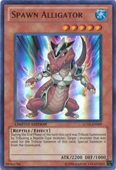 Spawn Alligator Legendary Collection 2 Yu-Gi-Oh! card