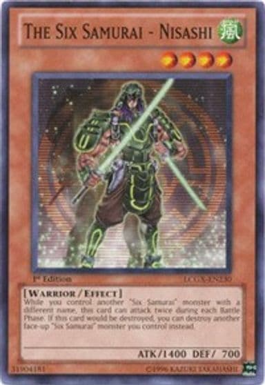 The Six Samurai Nisashi Legendary Collection 2 Yu-Gi-Oh! card