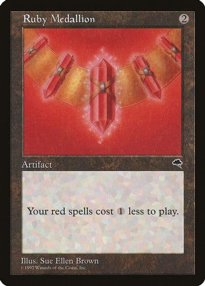 Ruby Medallion Tempest Magic card