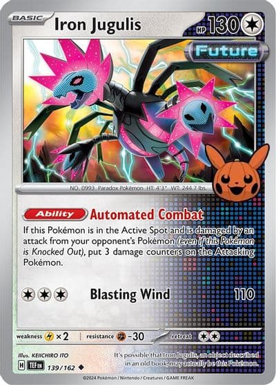 Iron Jugulis Trick or Trade BOOster Bundle 2024 Pokemon card