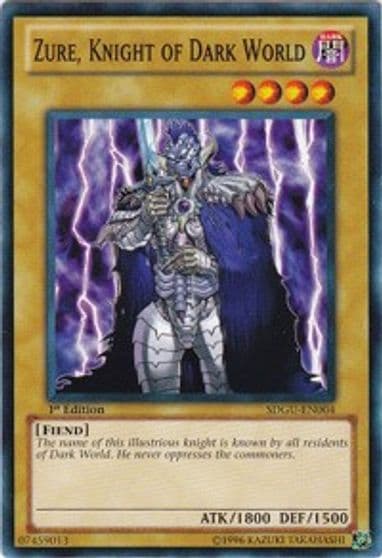 Zure Knight of Dark World Structure Deck: Gates of the Underworld Yu-Gi-Oh! card