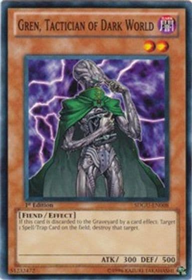Gren Tactician of Dark World Structure Deck: Gates of the Underworld Yu-Gi-Oh! card