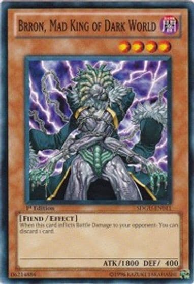 Brron Mad King of Dark World Structure Deck: Gates of the Underworld Yu-Gi-Oh! card