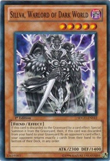 Sillva Warlord of Dark World Structure Deck: Gates of the Underworld Yu-Gi-Oh! card