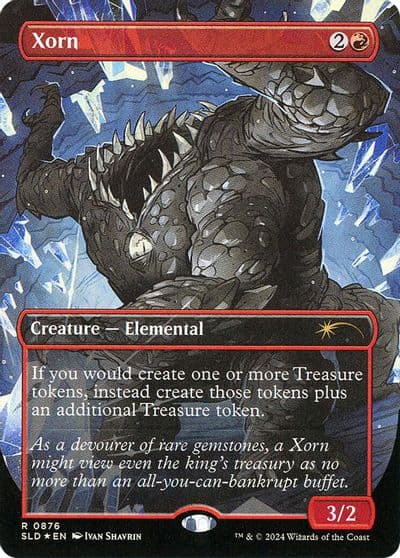Xorn 0876 Rainbow Foil Secret Lair Drop Series Magic card