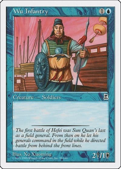 Wu Infantry Portal Three Kingdoms Magic card