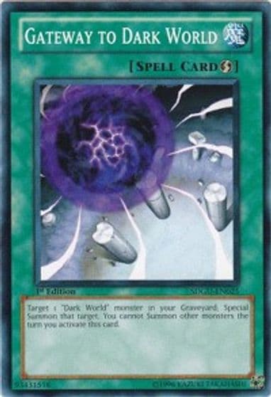 Gateway to Dark World Structure Deck: Gates of the Underworld Yu-Gi-Oh! card