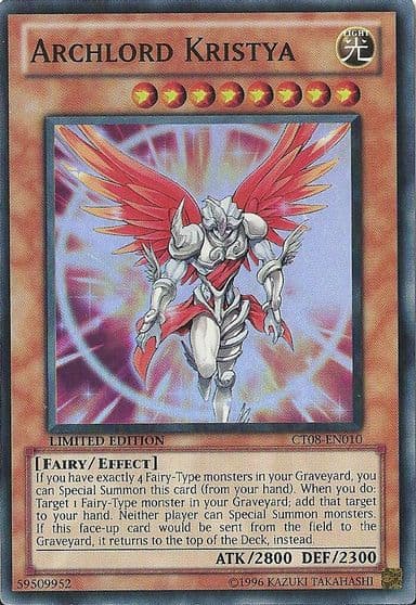 Archlord Kristya 2011 Collectors Tins Yu-Gi-Oh! card