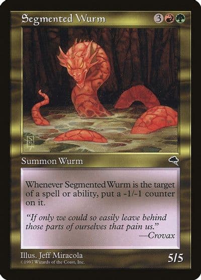 Segmented Wurm Tempest Magic card