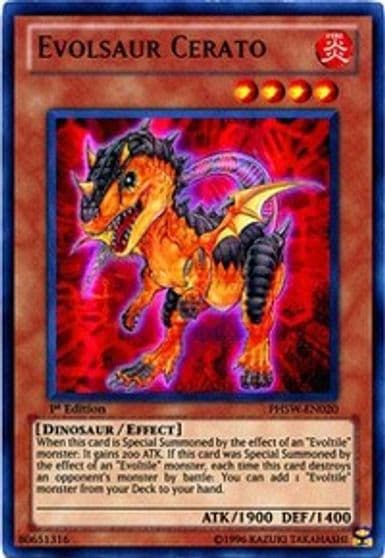 Evolsaur Cerato Photon Shockwave Yu-Gi-Oh! card