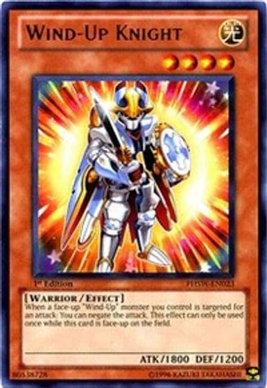 Wind Up Knight Photon Shockwave Yu-Gi-Oh! card
