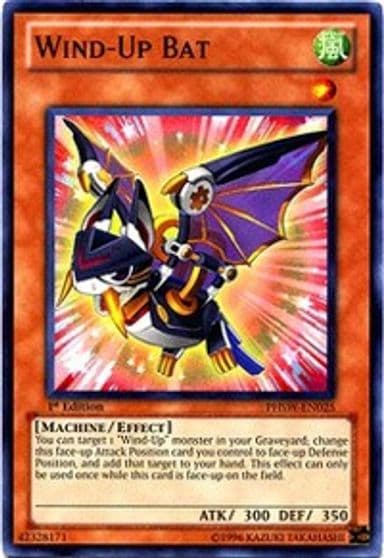 Wind Up Bat Photon Shockwave Yu-Gi-Oh! card