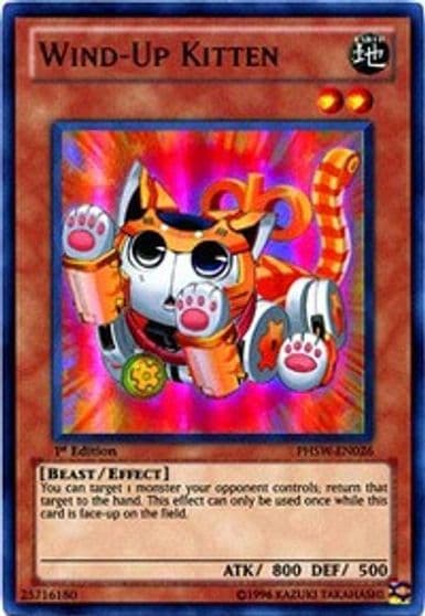 Wind Up Kitten Photon Shockwave Yu-Gi-Oh! card