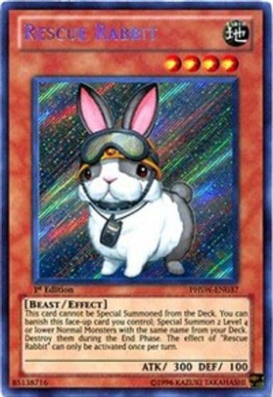 Rescue Rabbit Photon Shockwave Yu-Gi-Oh! card