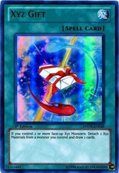 Xyz Gift Photon Shockwave Yu-Gi-Oh! card