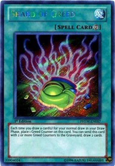 Shard of Greed Photon Shockwave Yu-Gi-Oh! card
