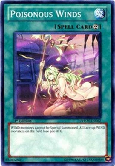 Poisonous Winds Photon Shockwave Yu-Gi-Oh! card