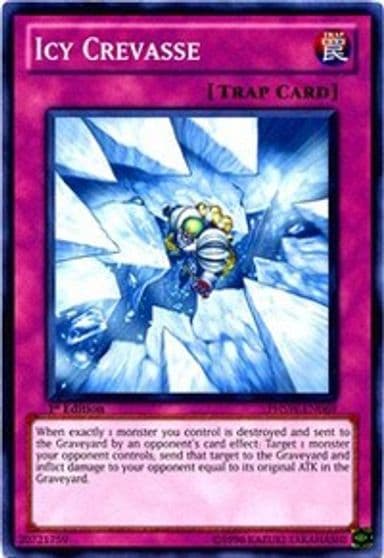 Icy Crevasse Photon Shockwave Yu-Gi-Oh! card