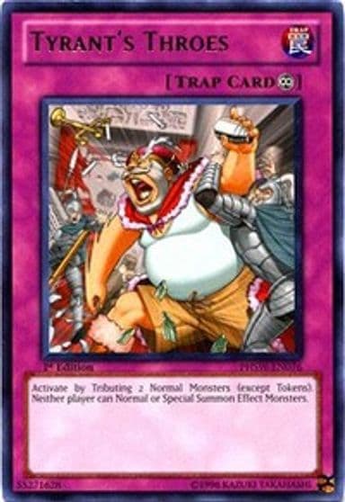 Tyrants Throes Photon Shockwave Yu-Gi-Oh! card