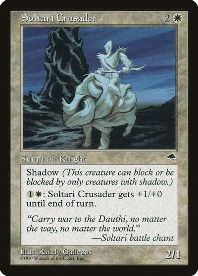 Soltari Crusader Tempest Magic card