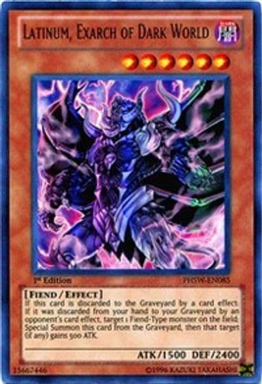 Latinum Exarch of Dark World Photon Shockwave Yu-Gi-Oh! card