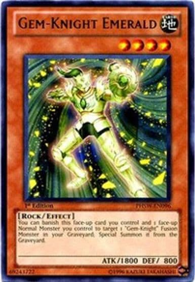 Gem Knight Emerald Photon Shockwave Yu-Gi-Oh! card