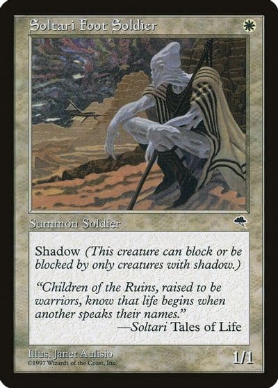 Soltari Foot Soldier Tempest Magic card