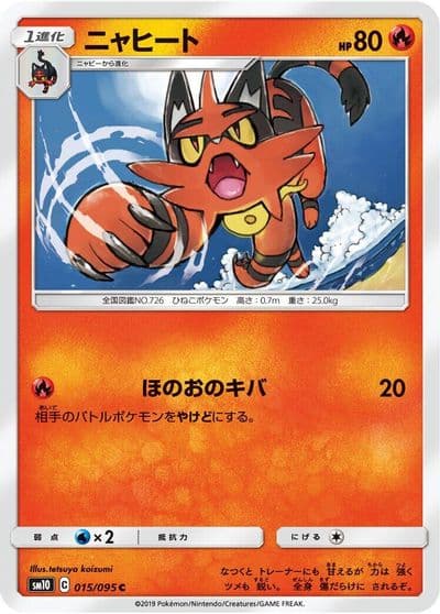 Torracat SM10: Double Blaze Pokemon card