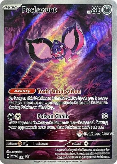 Pecharunt - 129 (Pokemon Center Exclusive) SV: Scarlet & Violet Promo Cards Pokemon card