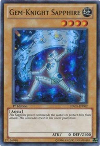 Gem Knight Sapphire Hidden Arsenal 5: Steelswarm Invasion Yu-Gi-Oh! card