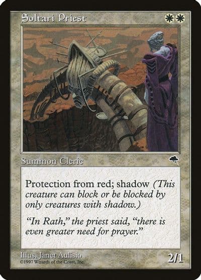 Soltari Priest Tempest Magic card