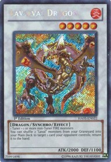Lavalval Dragon Hidden Arsenal 5: Steelswarm Invasion Yu-Gi-Oh! card