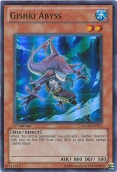 Gishki Abyss Hidden Arsenal 5: Steelswarm Invasion Yu-Gi-Oh! card