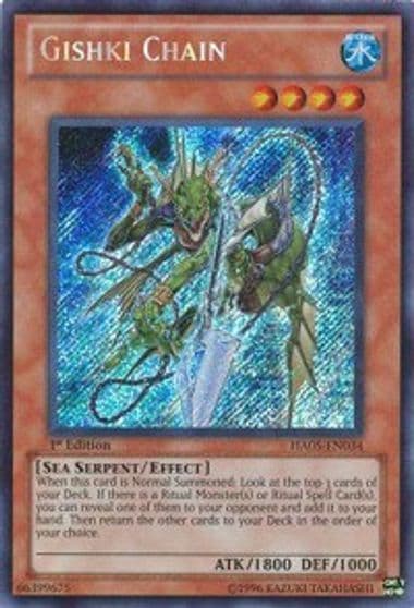 Gishki Chain Hidden Arsenal 5: Steelswarm Invasion Yu-Gi-Oh! card