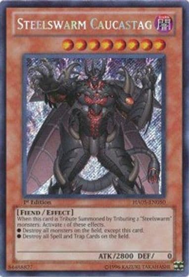 Steelswarm Caucastag Hidden Arsenal 5: Steelswarm Invasion Yu-Gi-Oh! card