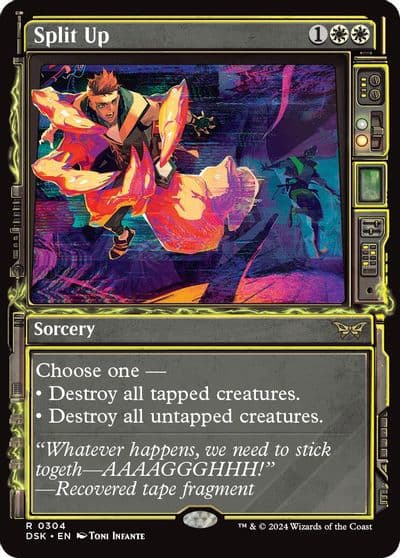 Split Up Showcase Duskmourn: House of Horror Magic card
