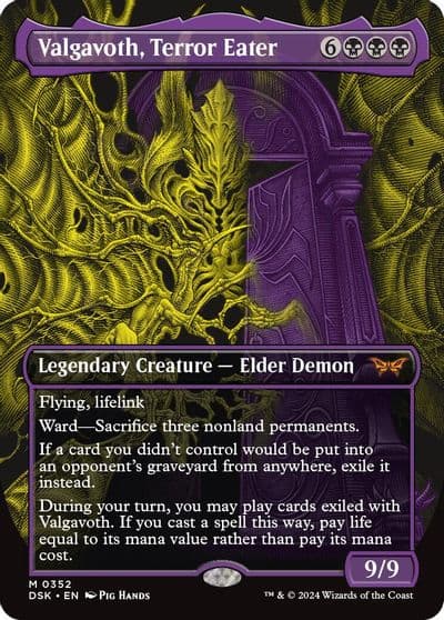 Valgavoth Terror Eater Showcase Duskmourn: House of Horror Magic card