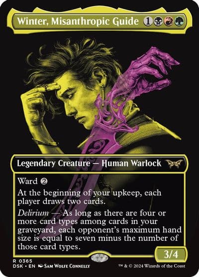 Winter Misanthropic Guide Showcase Duskmourn: House of Horror Magic card