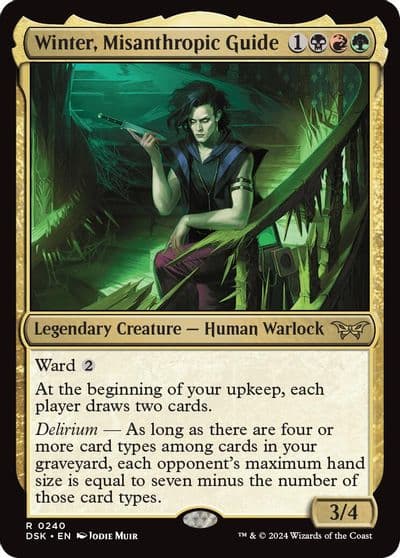 Winter Misanthropic Guide Duskmourn: House of Horror Magic card
