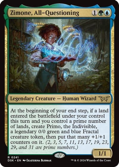 Zimone All Questioning Duskmourn: House of Horror Magic card