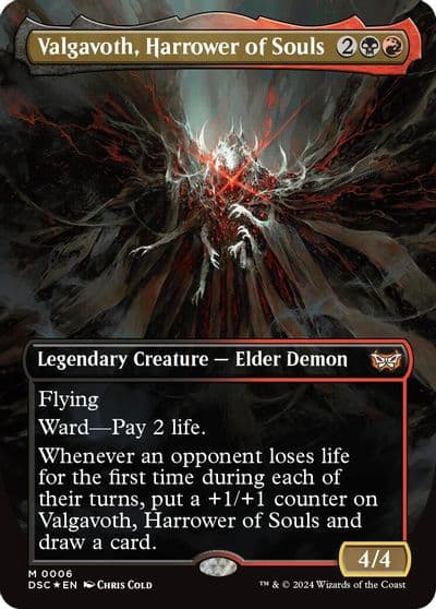 Valgavoth, Harrower of Souls Duskmourn: House of Horror Commander Magic card