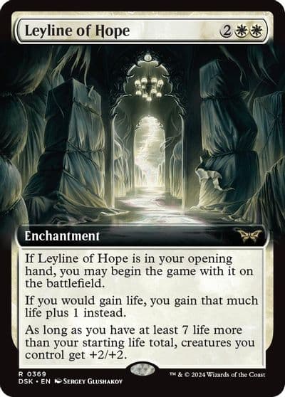 Leyline of Hope Extended Art Duskmourn: House of Horror Magic card