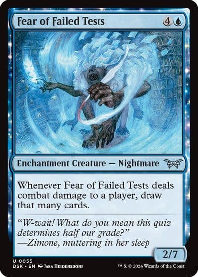 Fear of Failed Tests Duskmourn: House of Horror Magic card